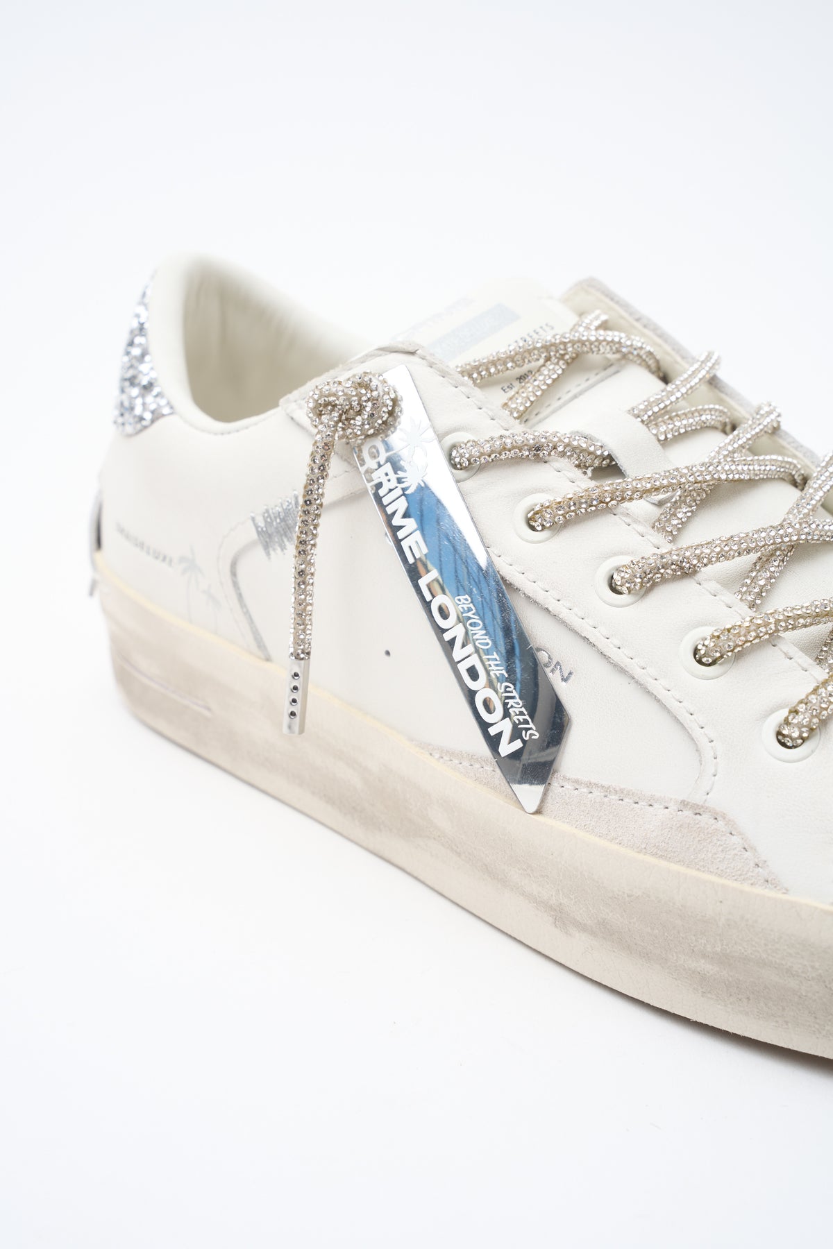 Sneaker White/silver Donna — 4