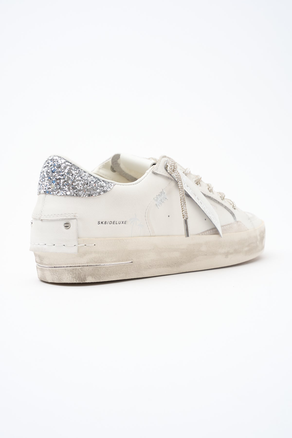 Sneaker White/silver Donna — 6