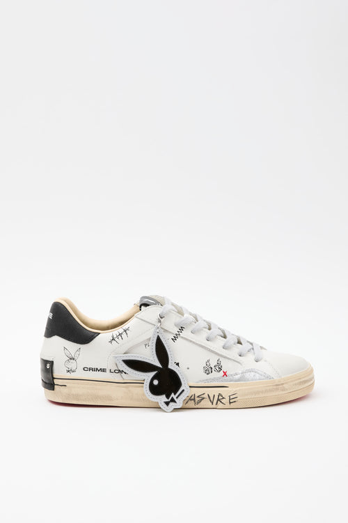 Crime London Sneaker White Uomo - 1