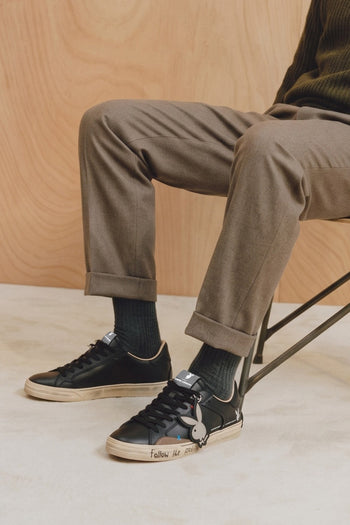 Crime London Sneaker Black Uomo - 9