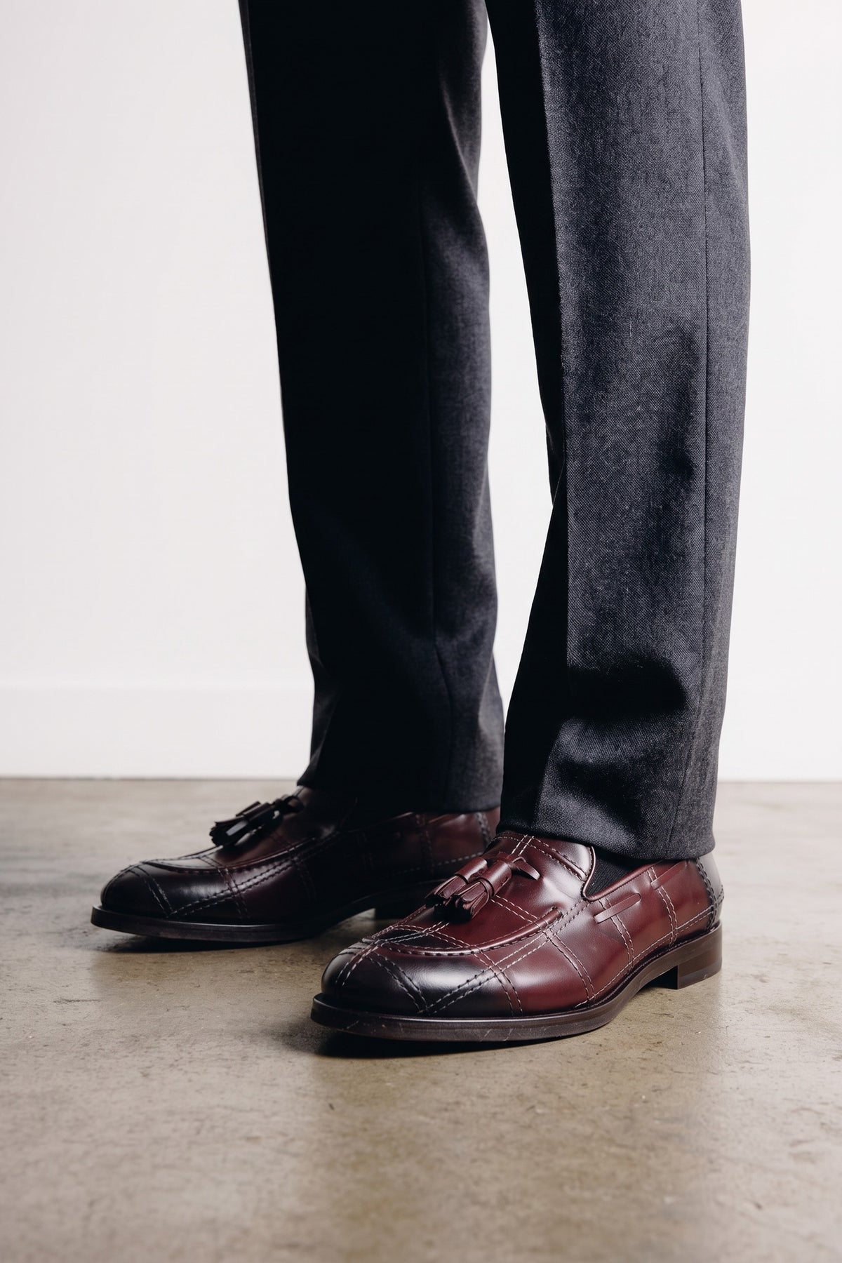 Mocassino Bordeaux Uomo — 2