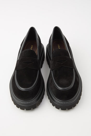 Frau Mocassino Nero Donna - 7