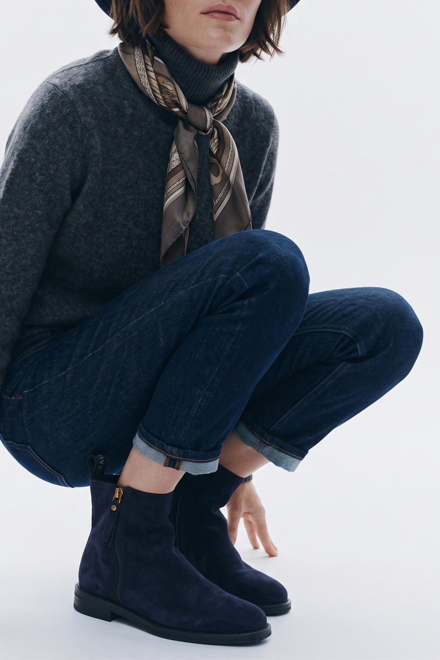 Frau Stivaletto Blu Donna