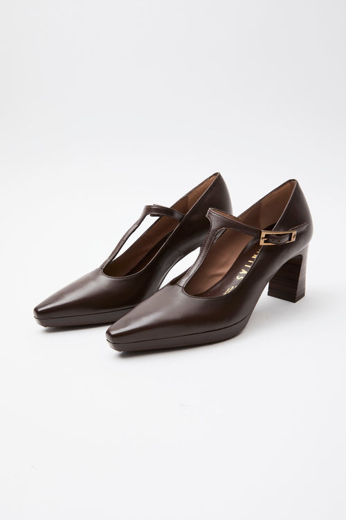 Hispanitas X Tre Emme Mary Jane Espresso Donna - 2