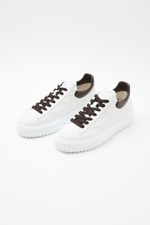 Hogan Sneaker Bianco/t.moro Uomo - 2