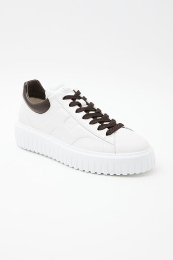 Hogan Sneaker Bianco/t.moro Uomo - 4