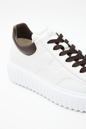 Hogan Sneaker Bianco/t.moro Uomo - 5