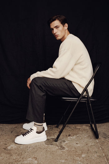 Hogan Sneaker Bianco/t.moro Uomo - 9