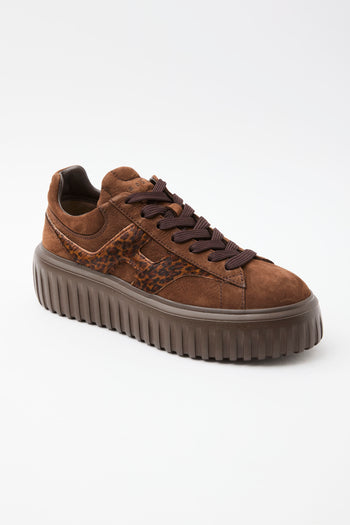 Hogan Sneaker Cioccolato/leo Donna - 4
