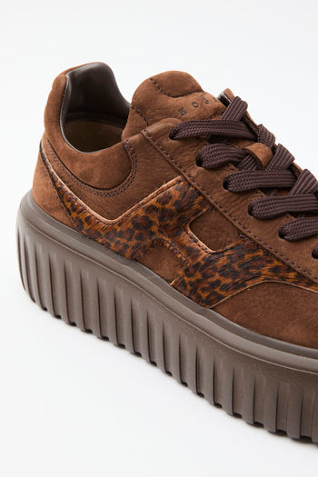 Hogan Sneaker Cioccolato/leo Donna - 5