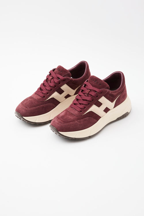 Hogan Sneaker Bordeaux/burro Donna - 2