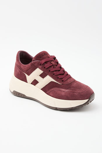 Hogan Sneaker Bordeaux/burro Donna - 4