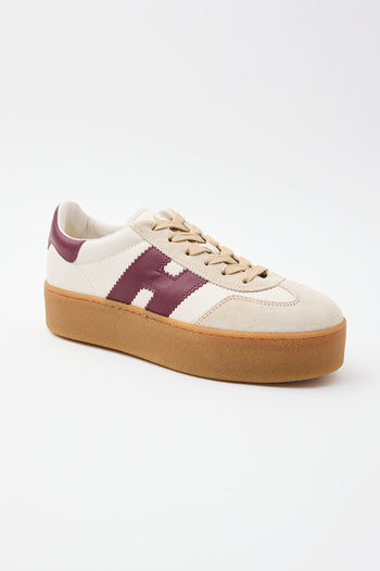 Hogan Sneaker Burro/burgundy Donna - 4