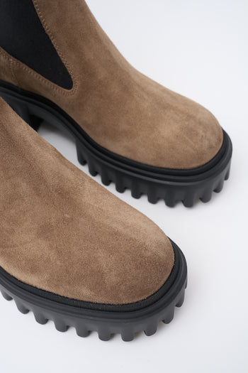 Hogan Stivaletto Castoro Chiaro Donna - 4
