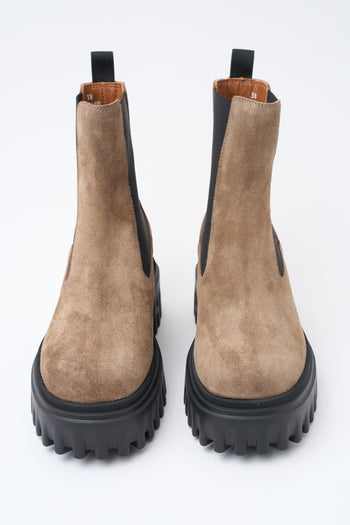 Hogan Stivaletto Castoro Chiaro Donna - 5