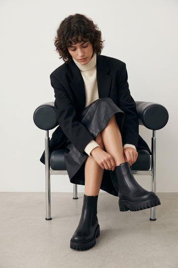 Hogan Stivaletto Nero Donna - 7