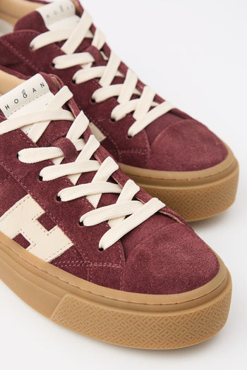 Hogan Sneaker Bordeaux/bianco Donna - 3