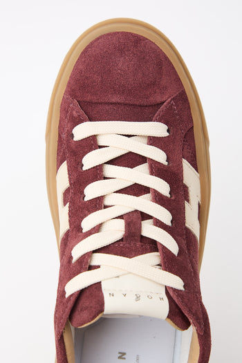 Hogan Sneaker Bordeaux/bianco Donna - 5