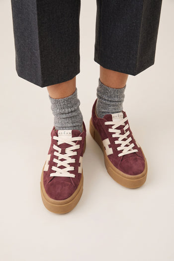 Hogan Sneaker Bordeaux/bianco Donna - 10