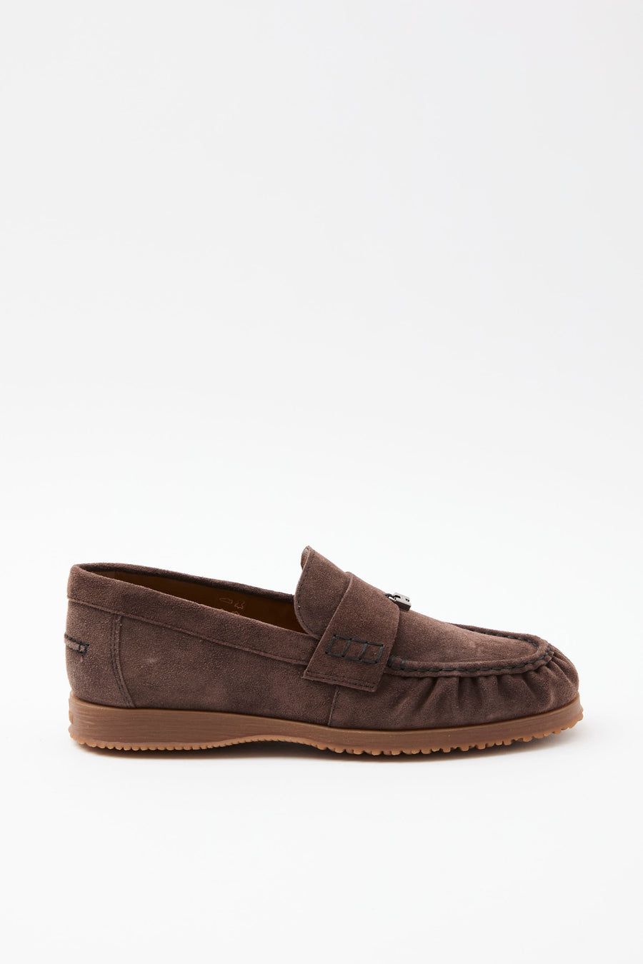 Hogan Mocassino Chocolate Brown Donna
