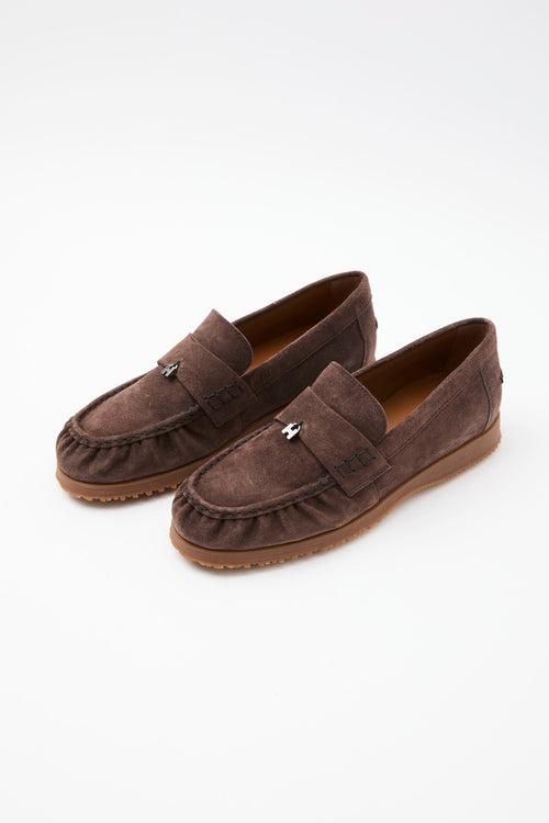 Hogan Mocassino Chocolate Brown Donna - 2