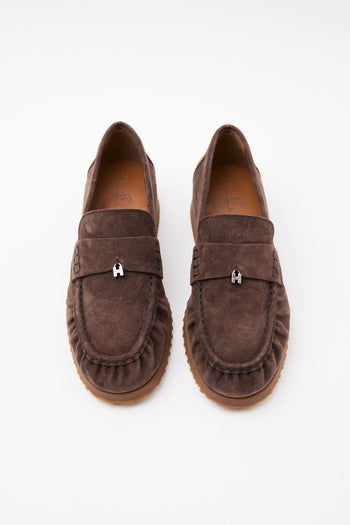 Hogan Mocassino Chocolate Brown Donna - 3