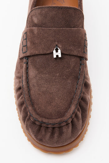 Hogan Mocassino Chocolate Brown Donna - 4