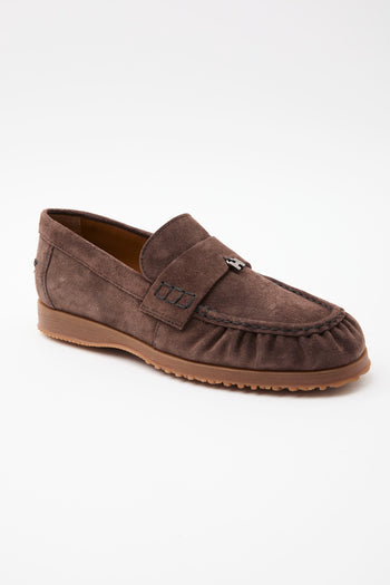 Hogan Mocassino Chocolate Brown Donna - 5