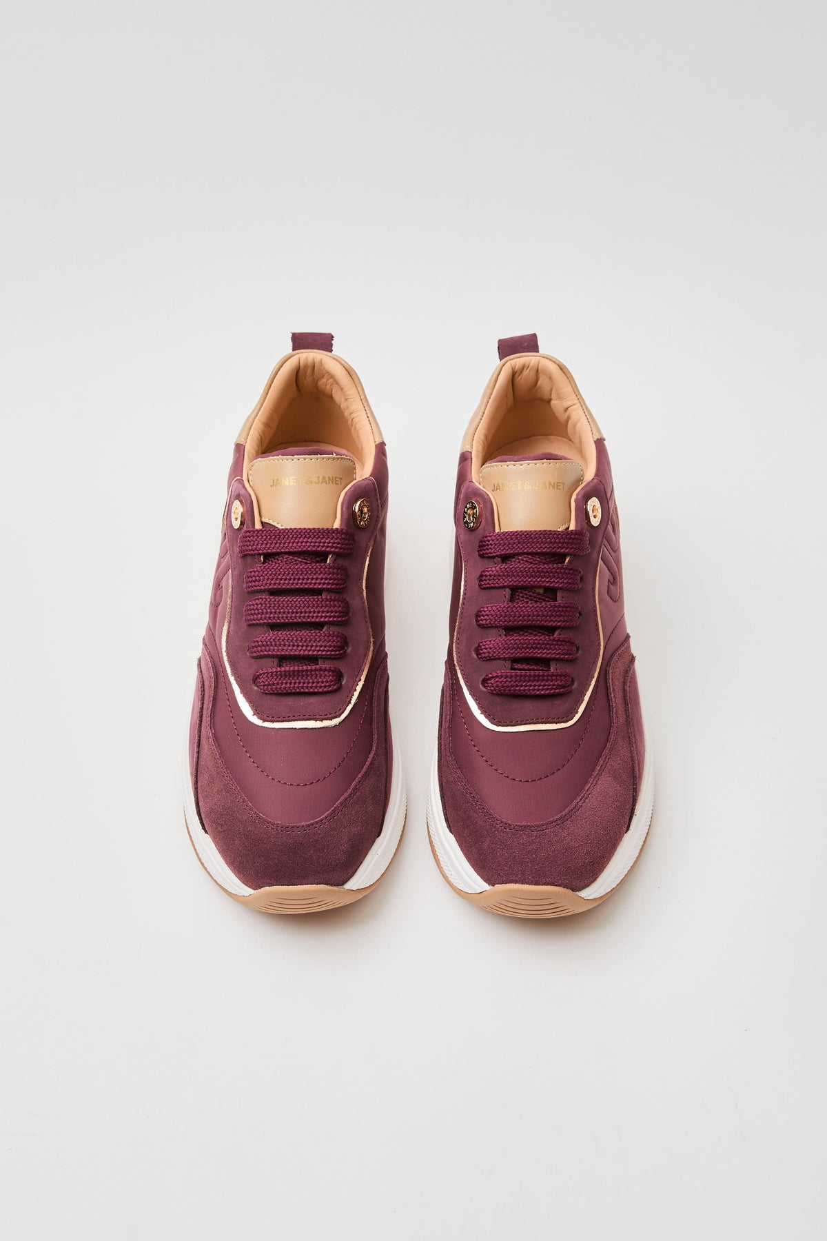 Sneaker Wine/nocciola Donna — 3