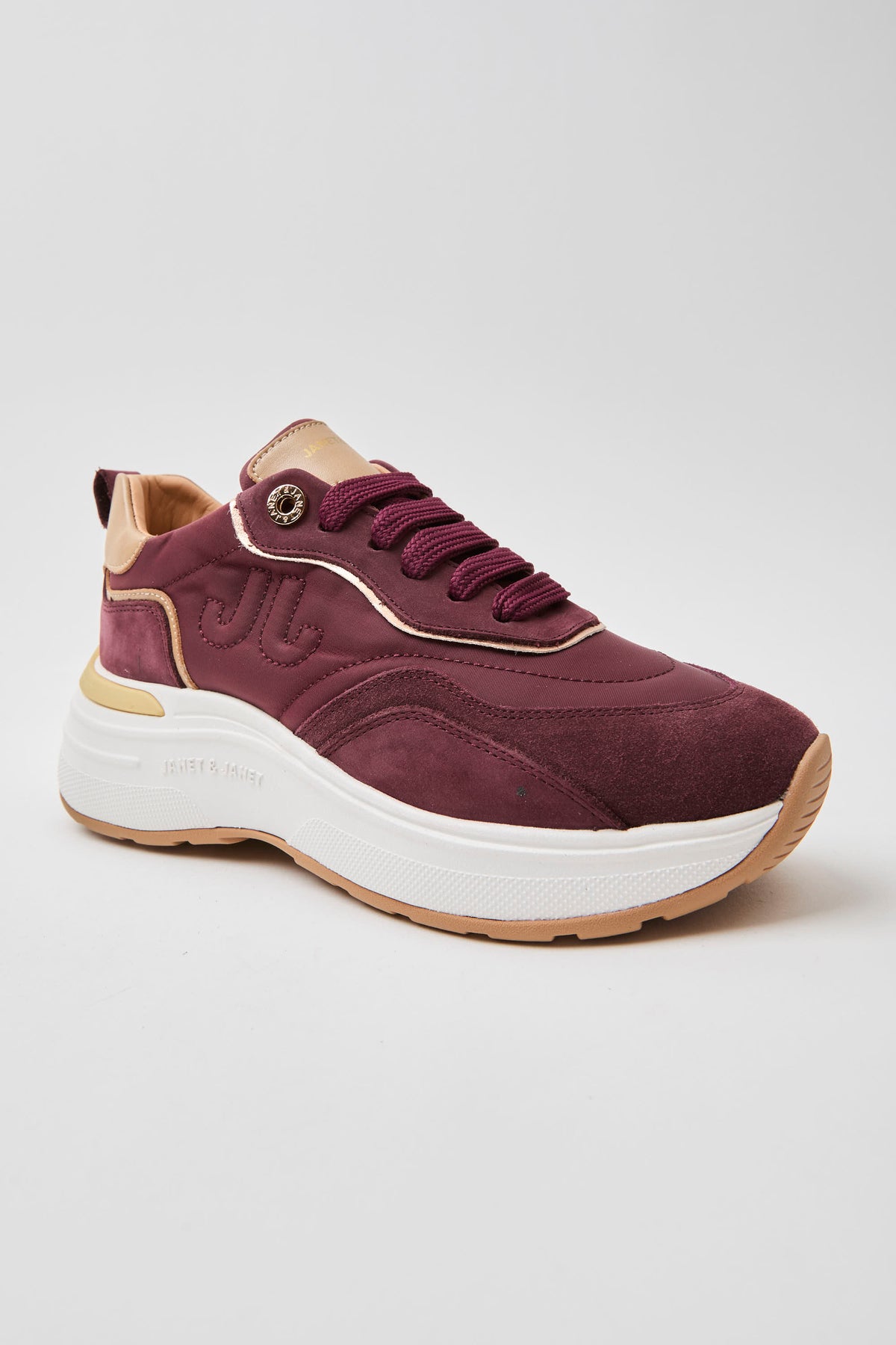 Sneaker Wine/nocciola Donna — 4