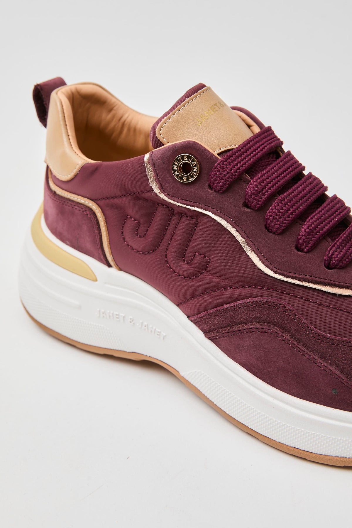 Sneaker Wine/nocciola Donna — 5