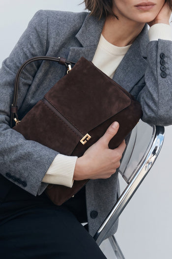 Loristella X Tre Emme Borsa Cioccolato Donna - 8