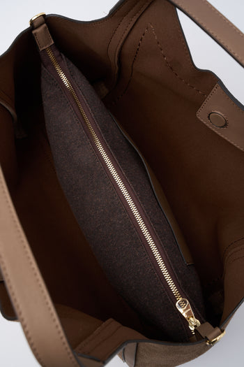 Loristella X Tre Emme Borsa Taupe Donna - 4