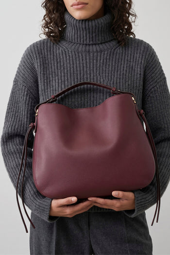 Loristella X Tre Emme Borsa Burgundy Donna - 7