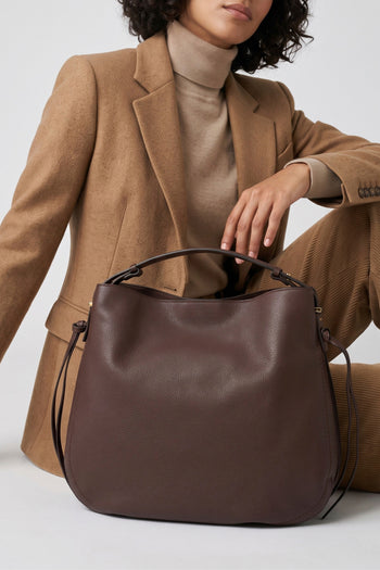 Loristella X Tre Emme Borsa Cioccolato Donna - 7