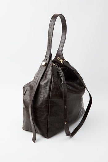 Loristella X Tre Emme Borsa Cioccolato Donna - 5