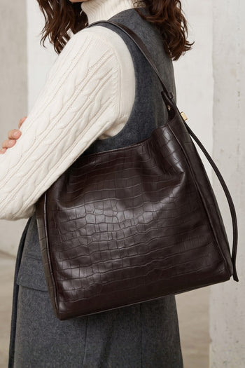 Loristella X Tre Emme Borsa Cioccolato Donna - 8