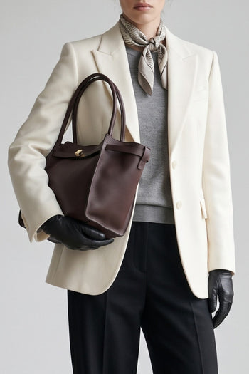 Loristella X Tre Emme Borsa Cioccolato Donna - 8