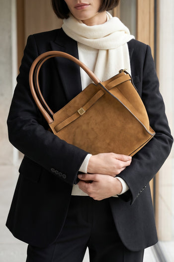 Loristella X Tre Emme Borsa Sigaro/cuoio Donna - 8