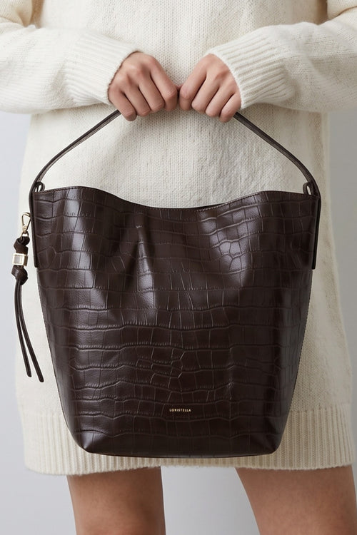 Loristella X Tre Emme Borsa Cioccolato Donna - 2