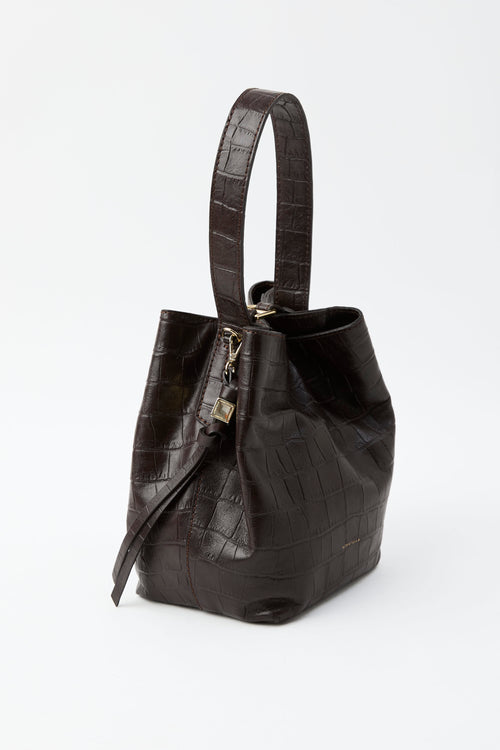 Loristella X Tre Emme Borsa Cioccolato Donna - 2