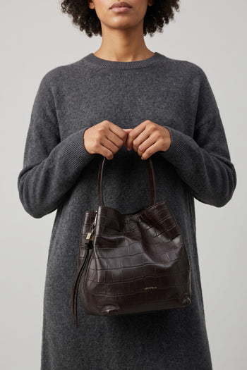 Loristella X Tre Emme Borsa Cioccolato Donna - 8