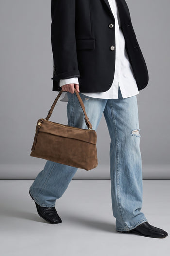 Loristella X Tre Emme Borsa Taupe Donna - 7