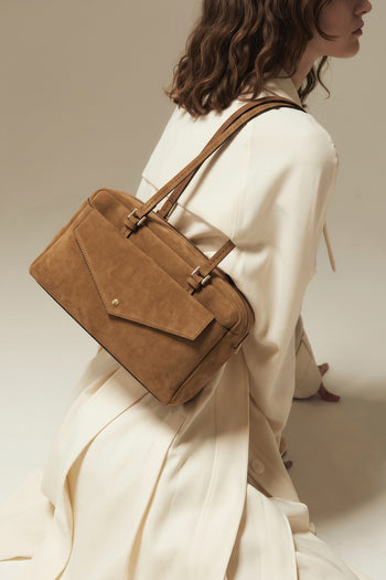 Loristella X Tre Emme Borsa Sigaro/cuoio Donna - 8