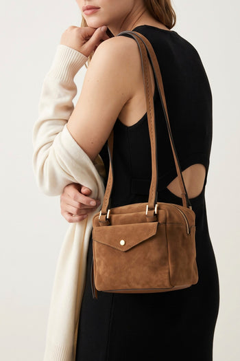 Loristella X Tre Emme Borsa Sigaro/cuoio Donna - 8