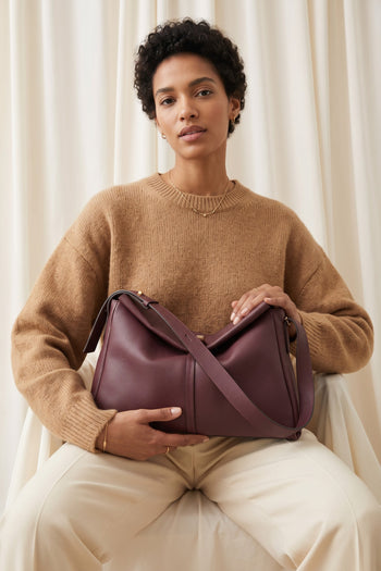 Loristella X Tre Emme Borsa Burgundy Donna - 9
