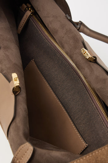 Loristella X Tre Emme Borsa Taupe Donna - 5