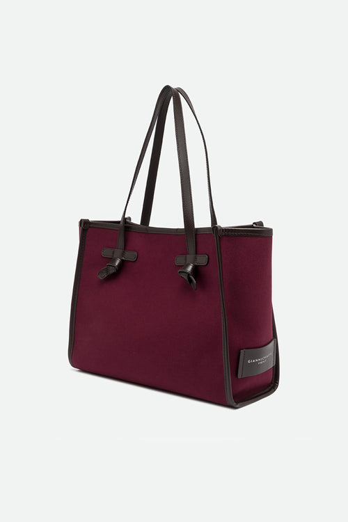 Marcella Gianni Chiarini Borsa Oxblood/canapa/espresso Donna - 2
