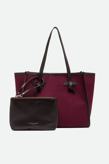 Marcella Gianni Chiarini Borsa Oxblood/canapa/espresso Donna - 5