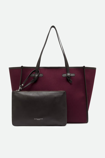 Marcella Gianni Chiarini Borsa Oxblood/canapa/espresso Donna - 5